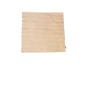 NordECO Home Set of 4 Square Decorative Throw Pillow Covers Corduroy Cream White